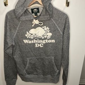 Roots Washington DC Salt and Pepper Kanga Pullover Sweatshirt